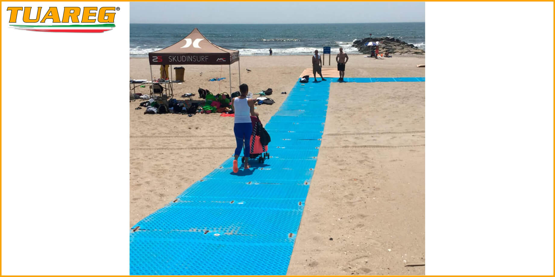 Tappeto/Passerella Carrabile da Spiaggia - Tuareg Access - Prodotto/Accessorio per l'Accessibilità delle Spiagge