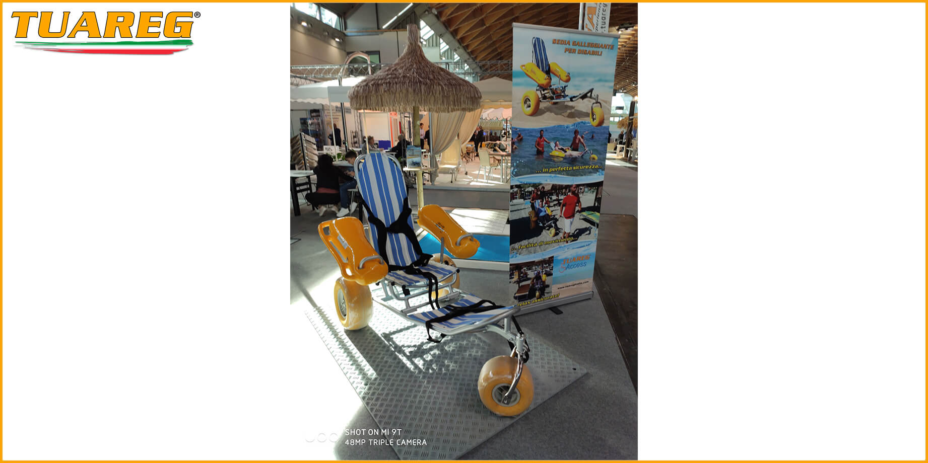 Float Chair by beach for disabled - Tuareg Access - Product/Accessory for Beach Accessibility