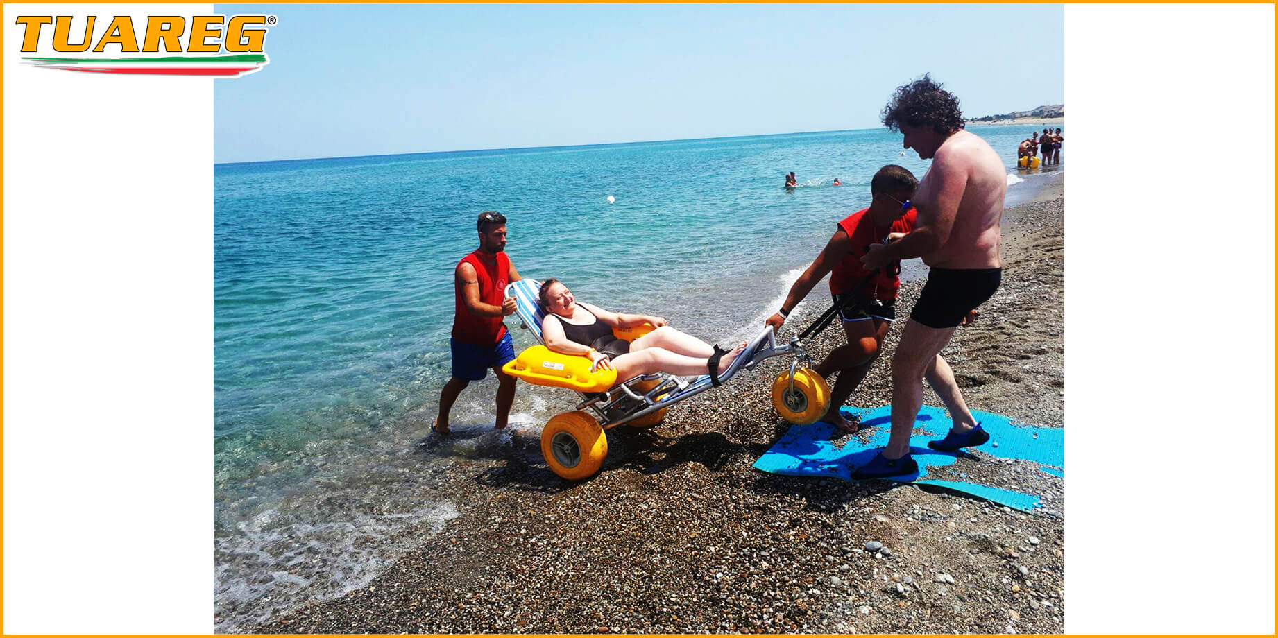 Float Chair by beach for disabled - Tuareg Access - Product/Accessory for Beach Accessibility