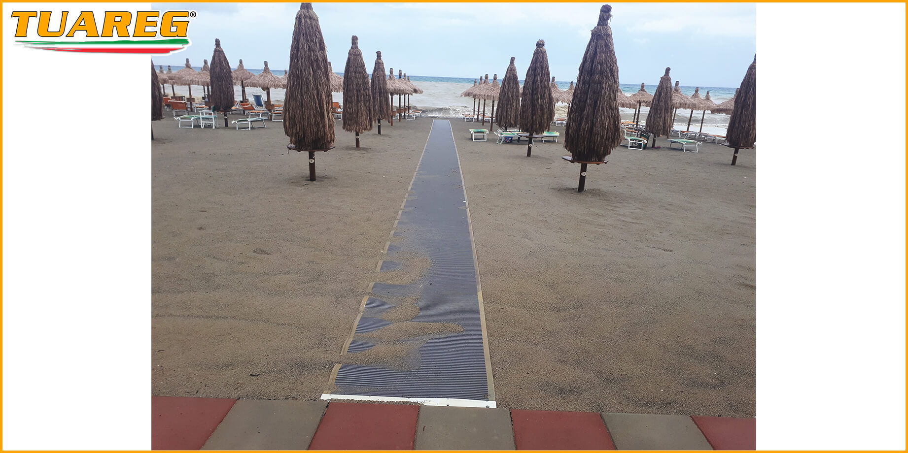 Rollable Beach Rug / Walkway - Tuareg Access - Product/Accessory for Beach Accessibility