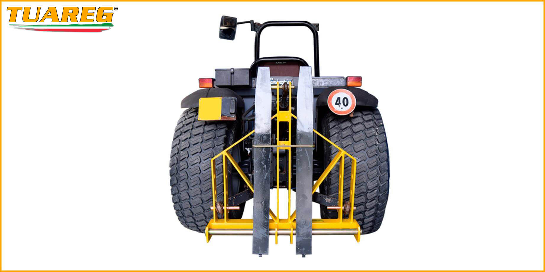 Forklift - Tuareg - Tractor towed equipment for beach cleaning