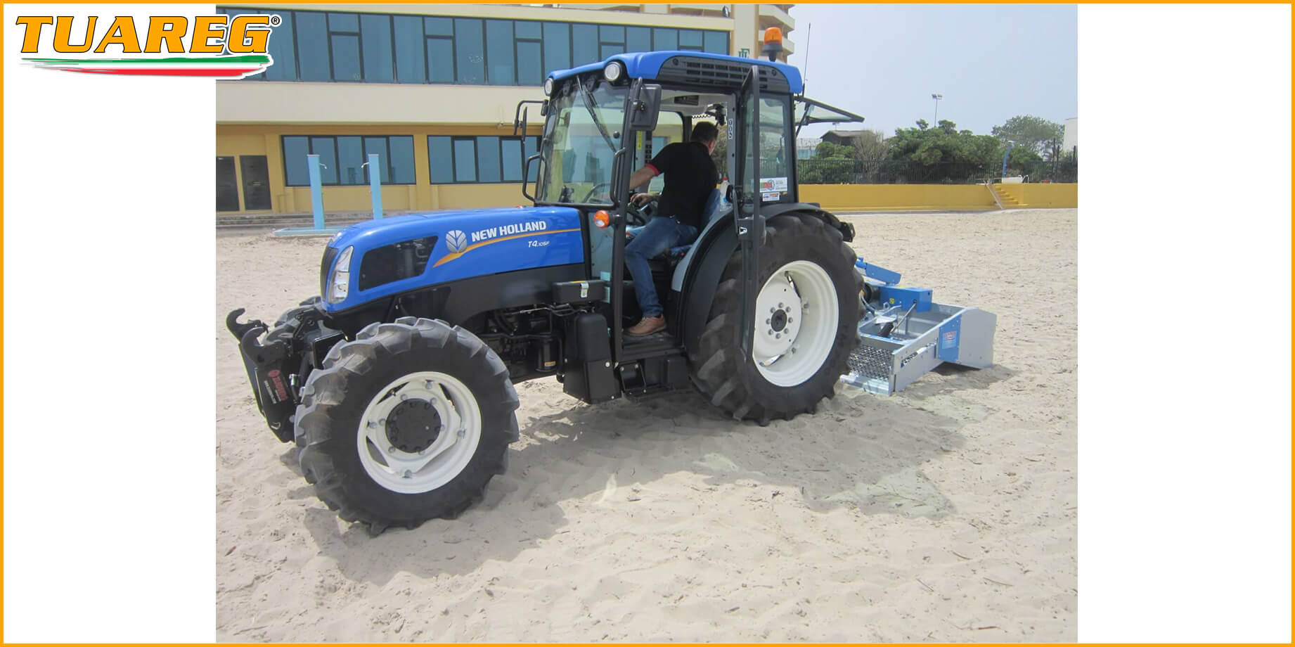 Tuareg EvoCombined - Máquina de Limpieza de Playas - Llevado por un Tractor